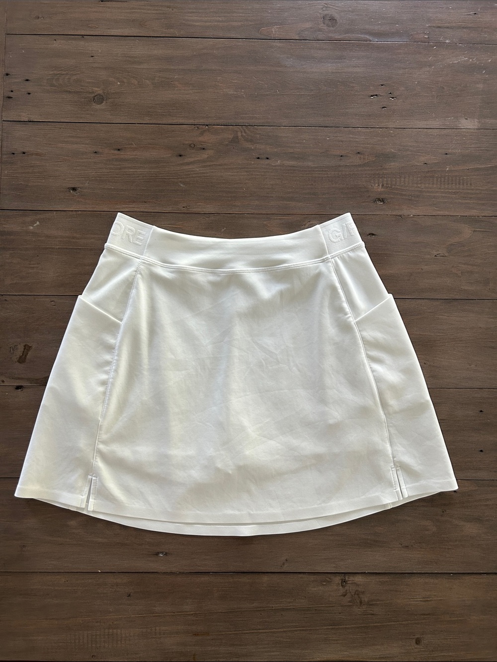 G/FORE Knockout A-Line Skort Snow White Size Small 16" Like New